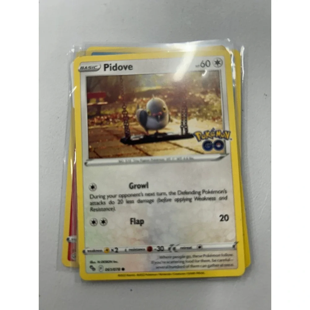 Pokemon Pidove Pokemon GO 061/078 Common EN